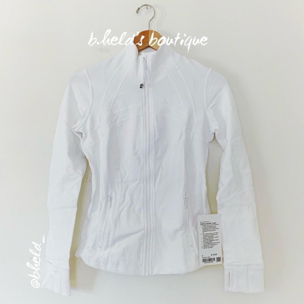 lululemon Define Jacket *Luon in White Size 6 Brand New NWT